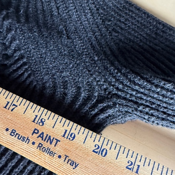Marine Layre Black Knitted Sweater - Soft Cotton Blend - {S} - Picture 6 of 6